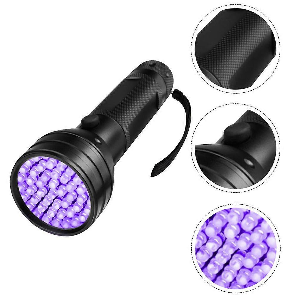 Uv Black Light Flashlight 51-LED Torch for Lighting Single Black Unit