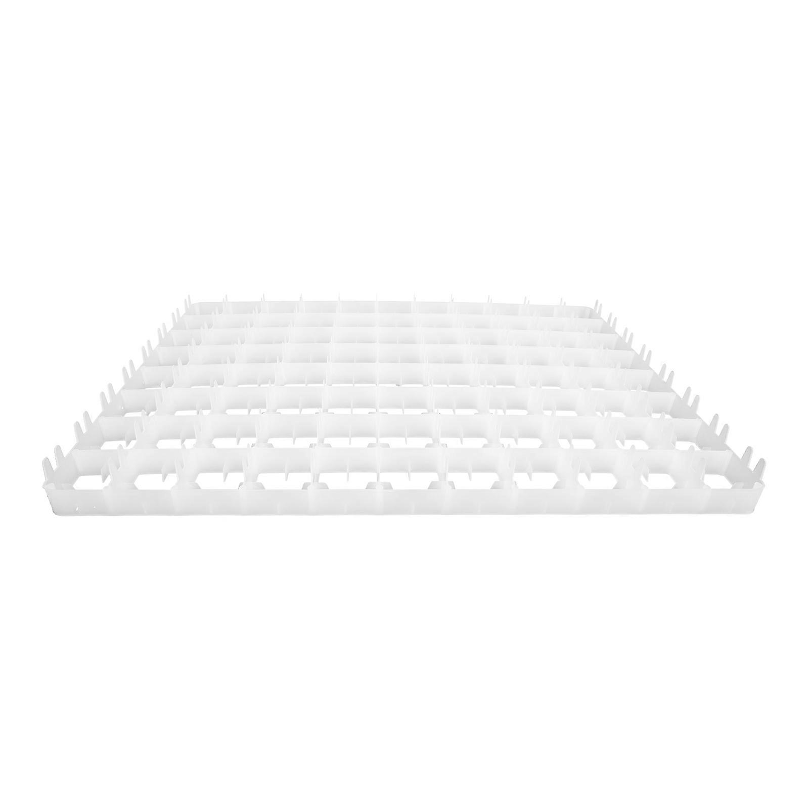 Egg Incubator Tray Beige Plastic Egg Holder for 88 Eggs