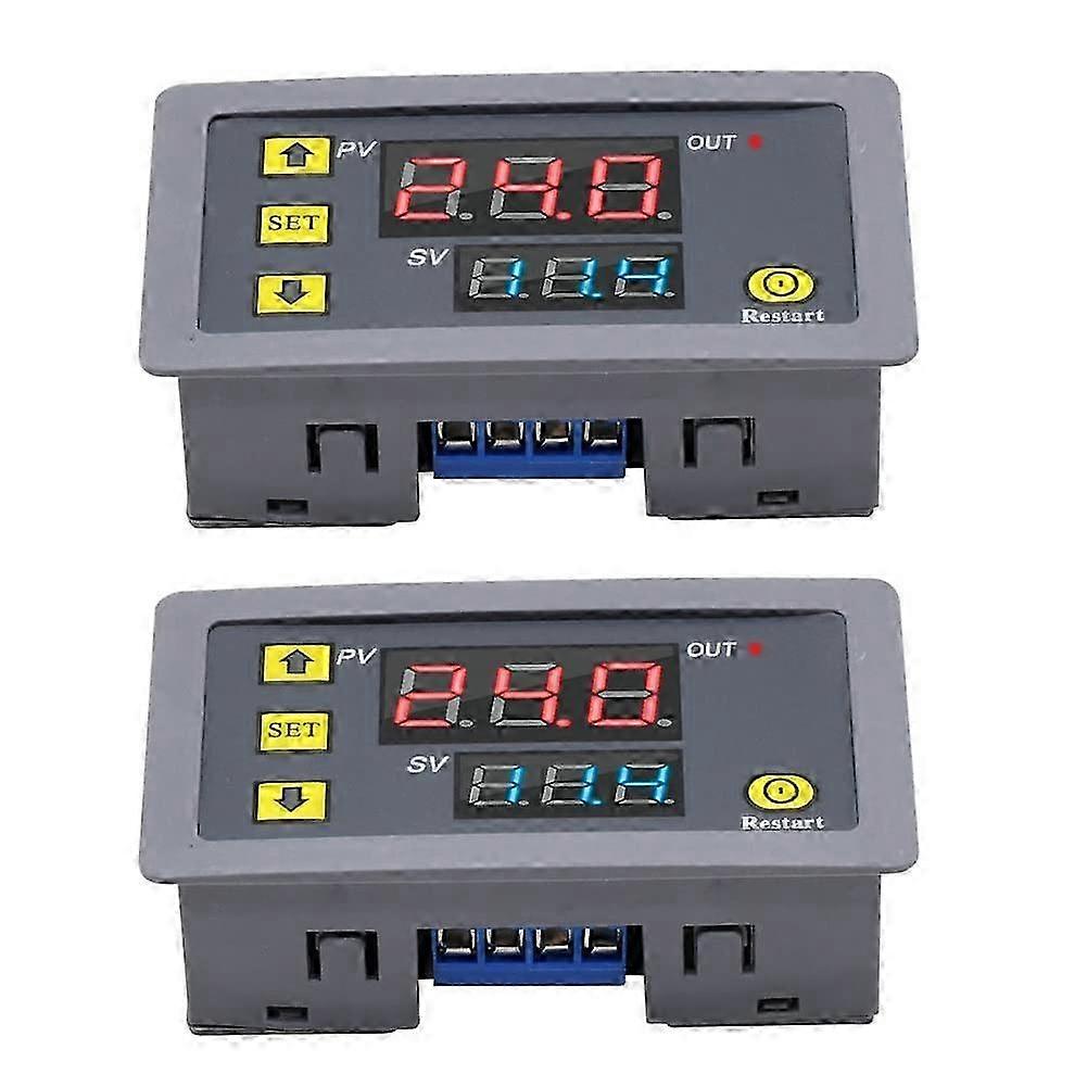 2026 ShangHJ Timer Delay Relay AC110 - 220V 10A 1500W Programmable Cycle Timer Switch, 2 Pcs