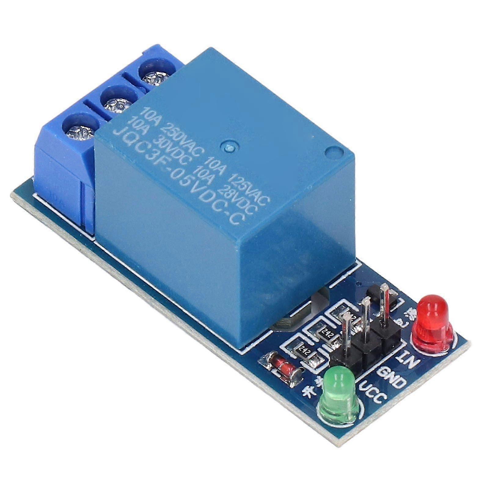 5Pcs 1 Channel PCB Relay Module 30V 10A Optocoupler Isolation
