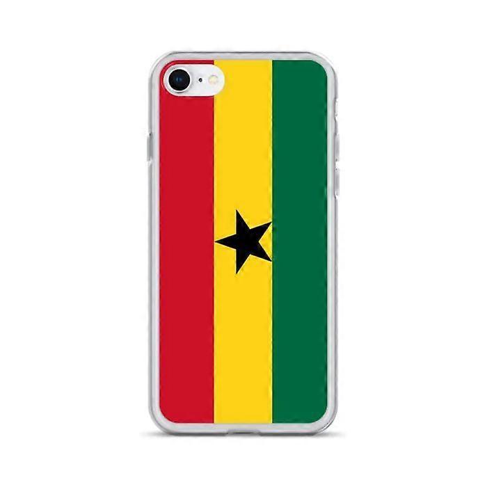 Phone Case – Ghana Flag – Compatible with iPhone 6 – Soft Case – Durable and Shockproof - Silicone - Pixelforma