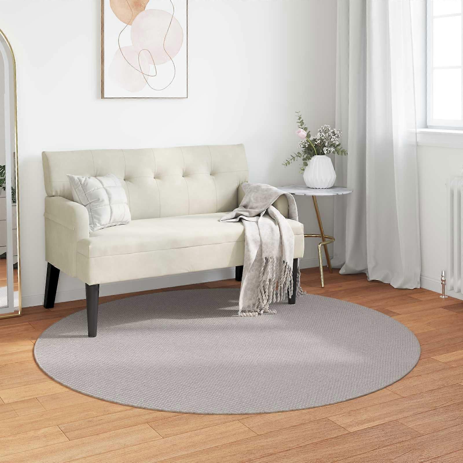 Bereichsteppiche Rund Creme Ø 120 CM