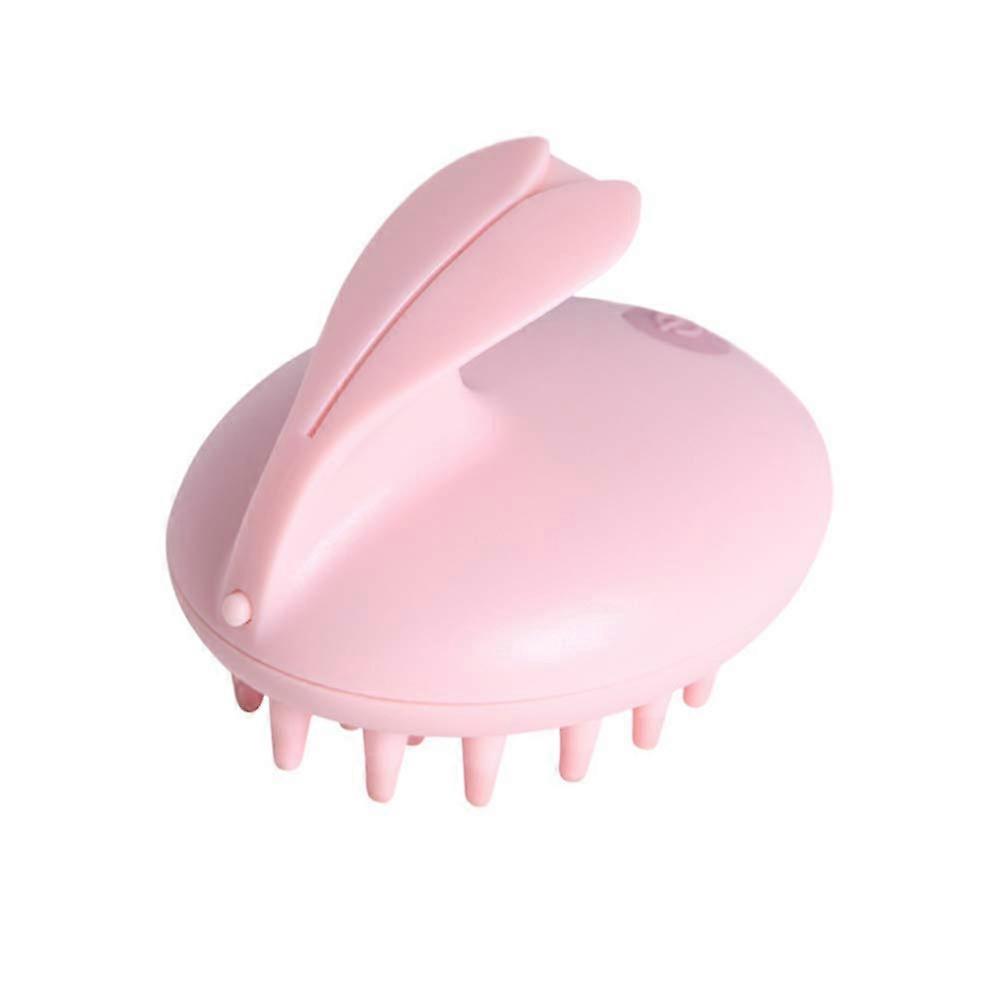 Waterproof Electric Scalp Massager Handheld Vibrating Shampoo Brush with Soft Rubber Tips