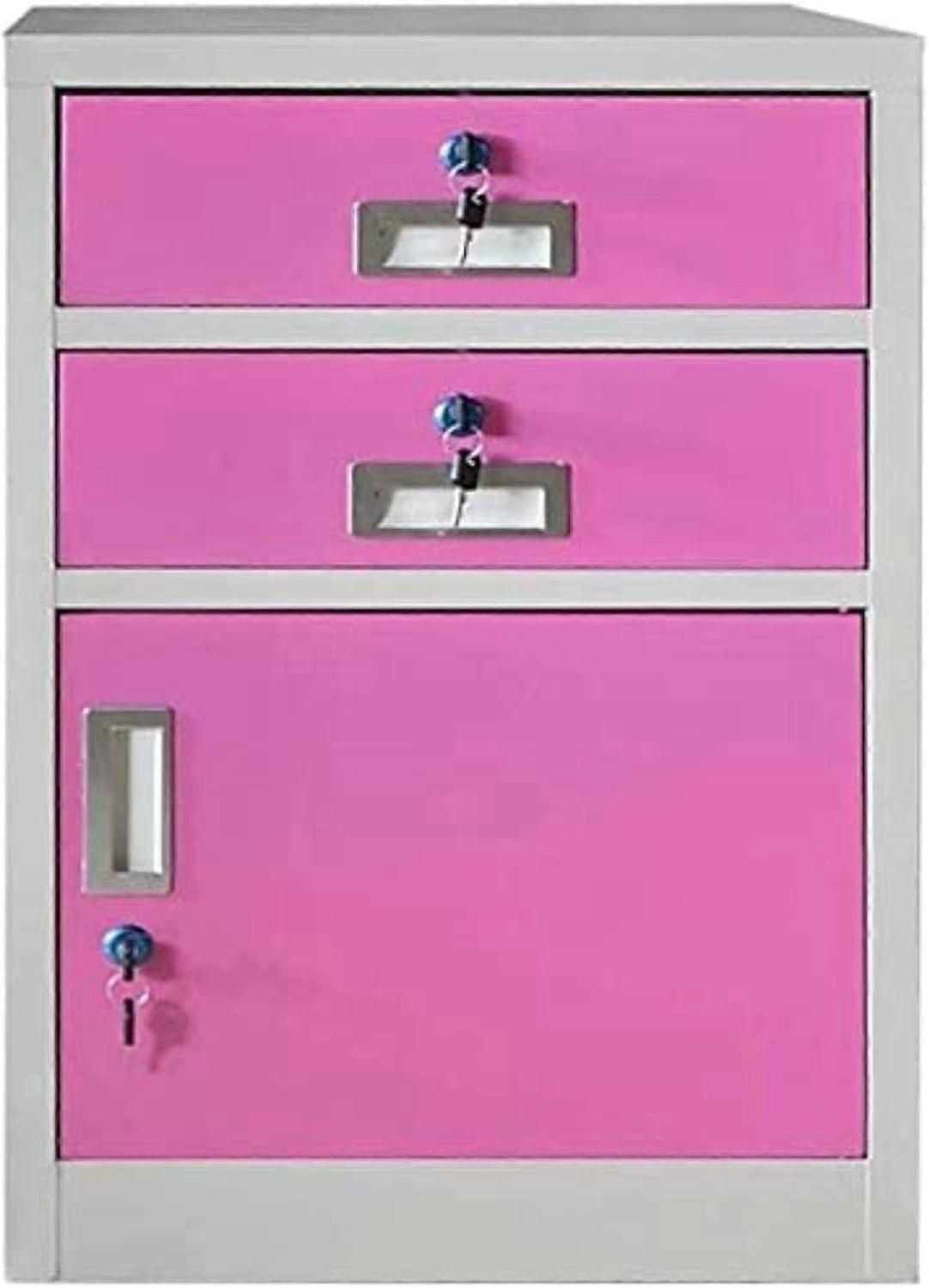 Metal File Cabinet with Lock, Durable Iron Office Storage Cabinet for Secure Document Organization