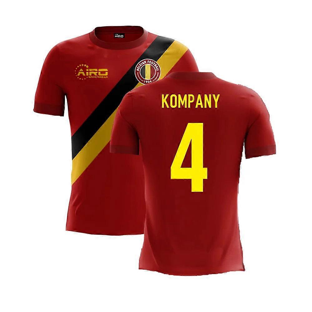 2025-2026 Belgium Airo Concept Home Shirt (Kompany 4) - Kids