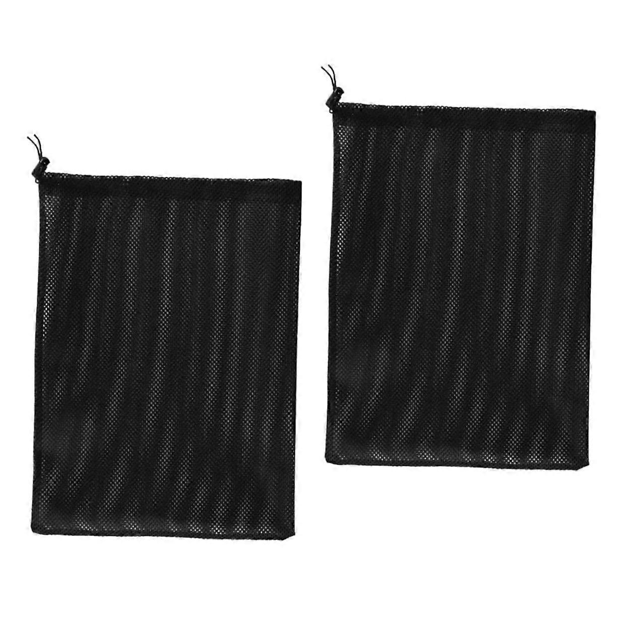 Pond Pump Filter Bag with Durable Mesh Cover Prevents Clogging, Reusable Drawstring for Aquarium and Pool