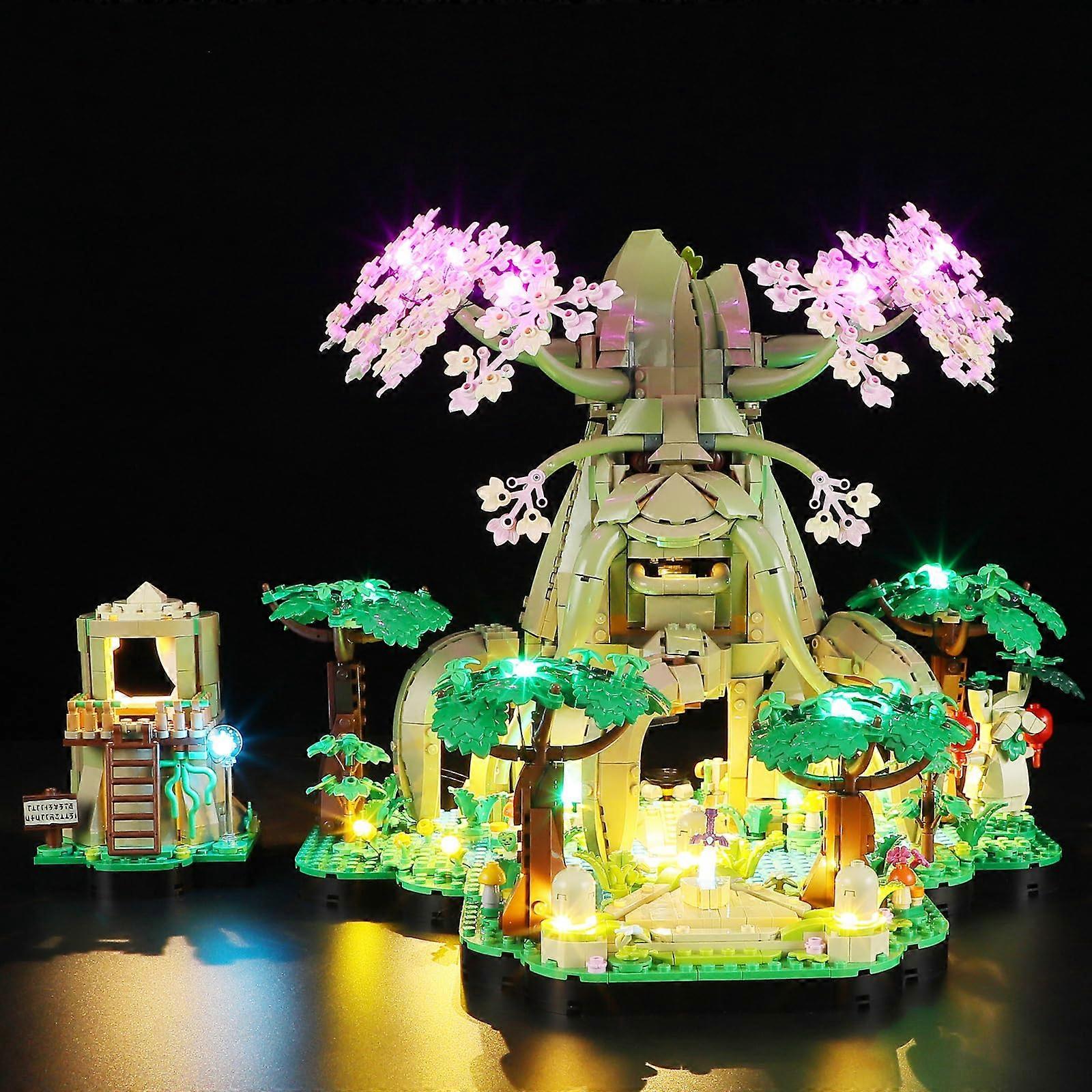 Light Kit for  77092 Santa's Post Office, Invisible Wiring, USB and Battery Powered