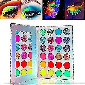 24 Rainbow Eye Palette - Makeup E Metallic Shimmer Palettes Vibrant S S S Set
