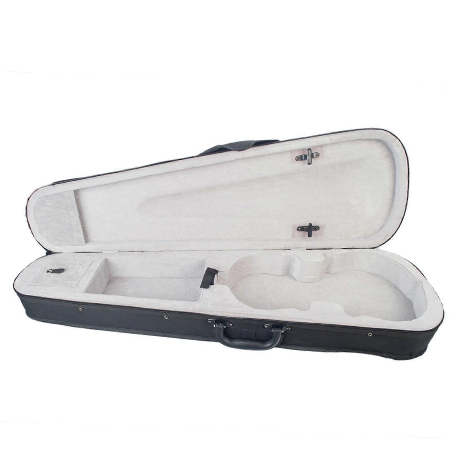 4/4 Violin Case with Suspension Cushion, Lightweight Triangular Hard Shell and Accessory Storage