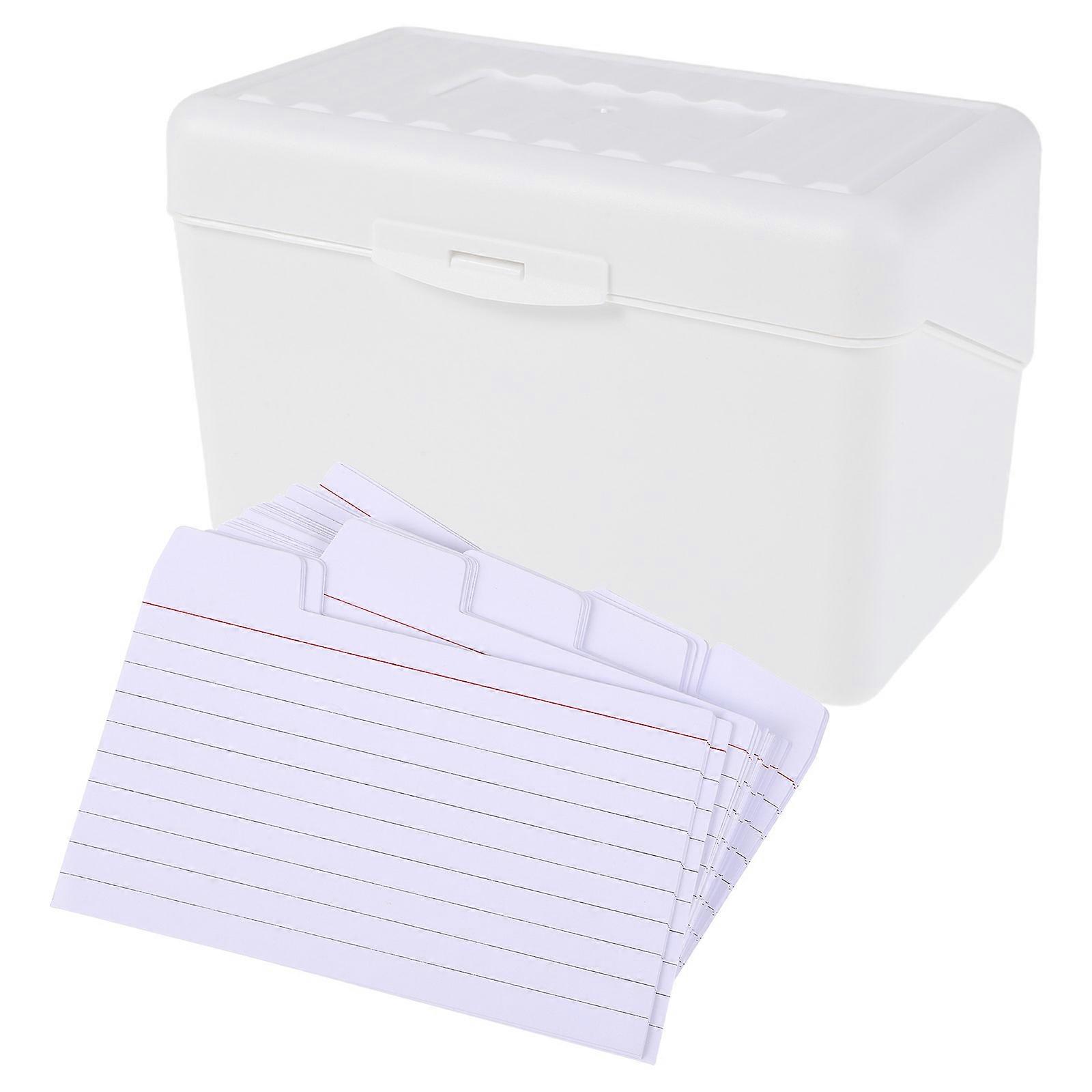 Note Cards Record Notepad 3-Inch Portable Index Feature Builtin Box 50Pcs Ideal For Categorizing Notes