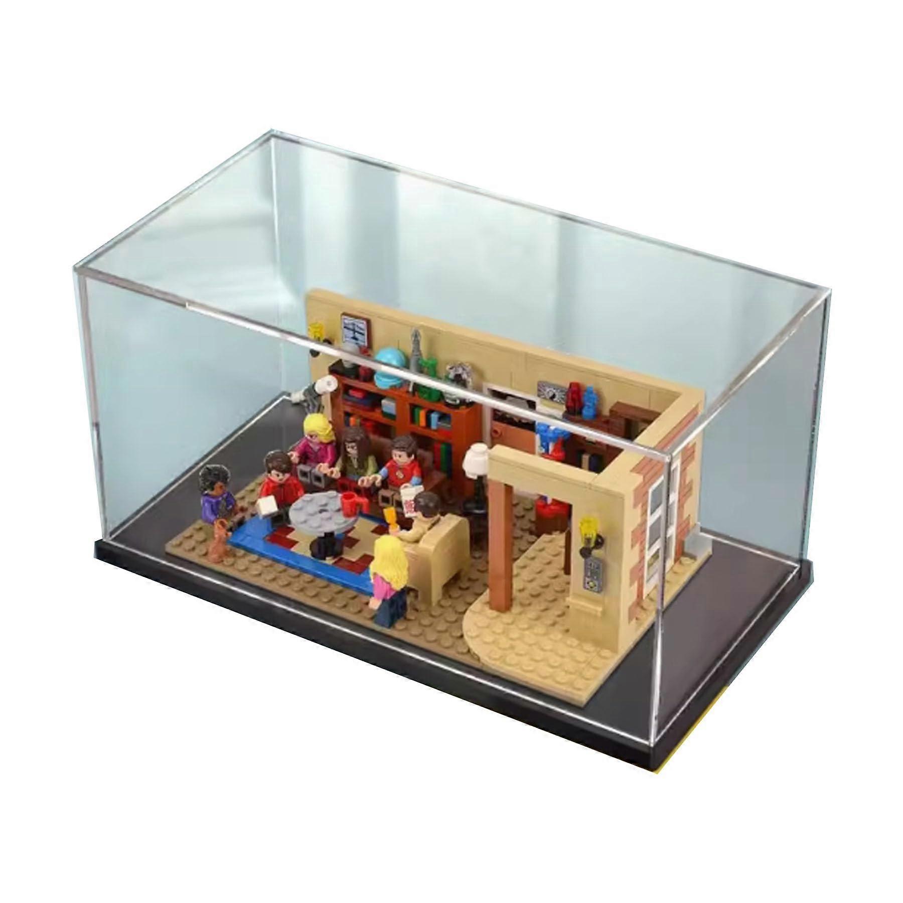 Acrylic Display Case for  21302 with Clear Visibility and Dustproof Black Base