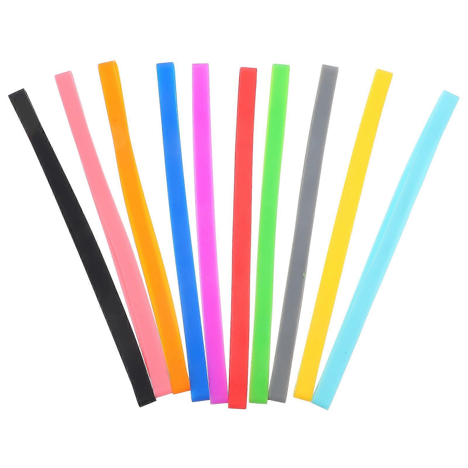 Rubber Bands For Binding Books Notebooks Bento Boxes Multi Practical Design 10Pcs