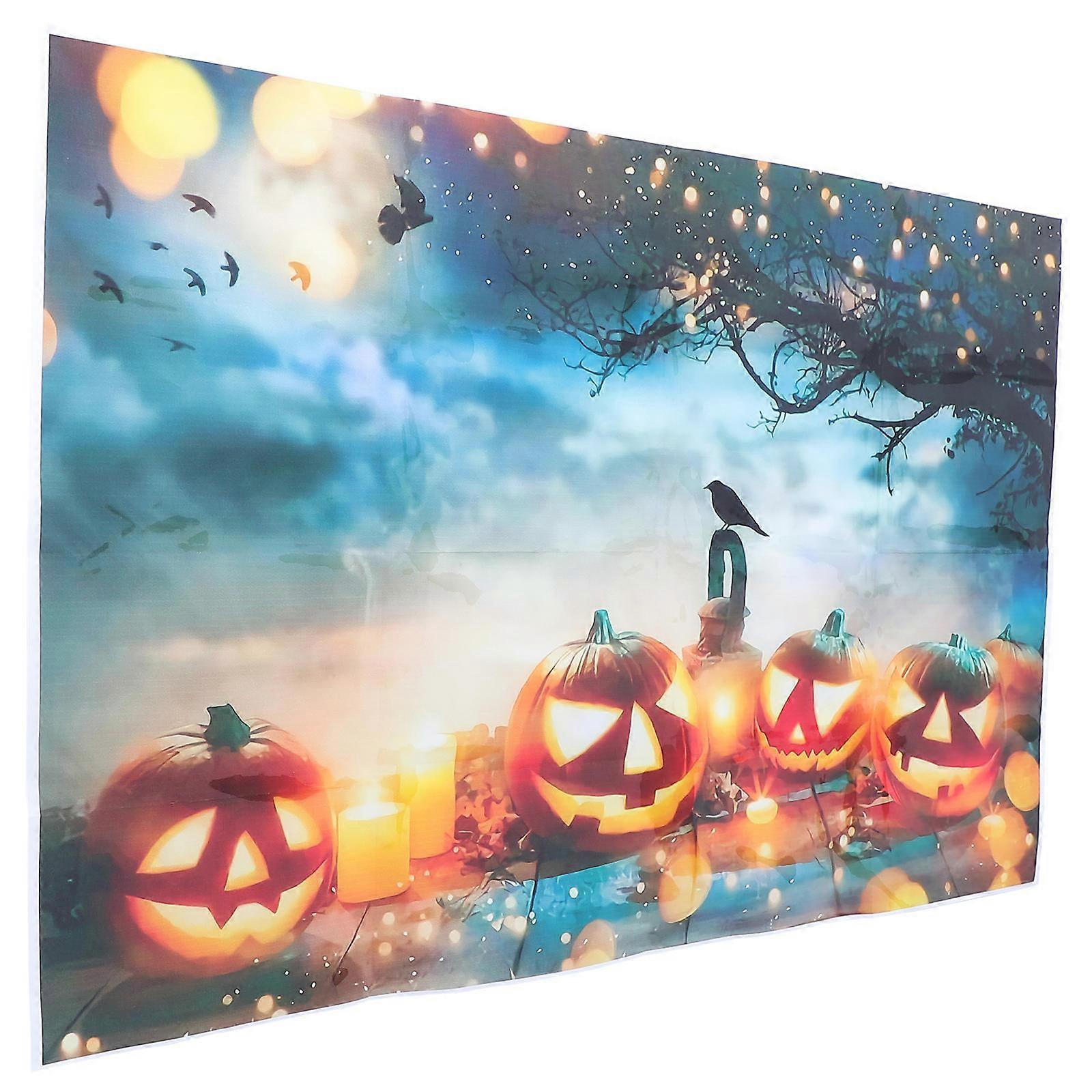 Halloween Photo Backdrop Spooky Backdrops for Home Vinyl
