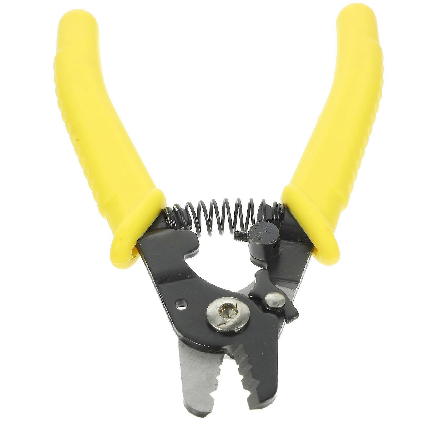 Cable Stripper -336 Wire Cutting Pliers for Repairing Use Yellow