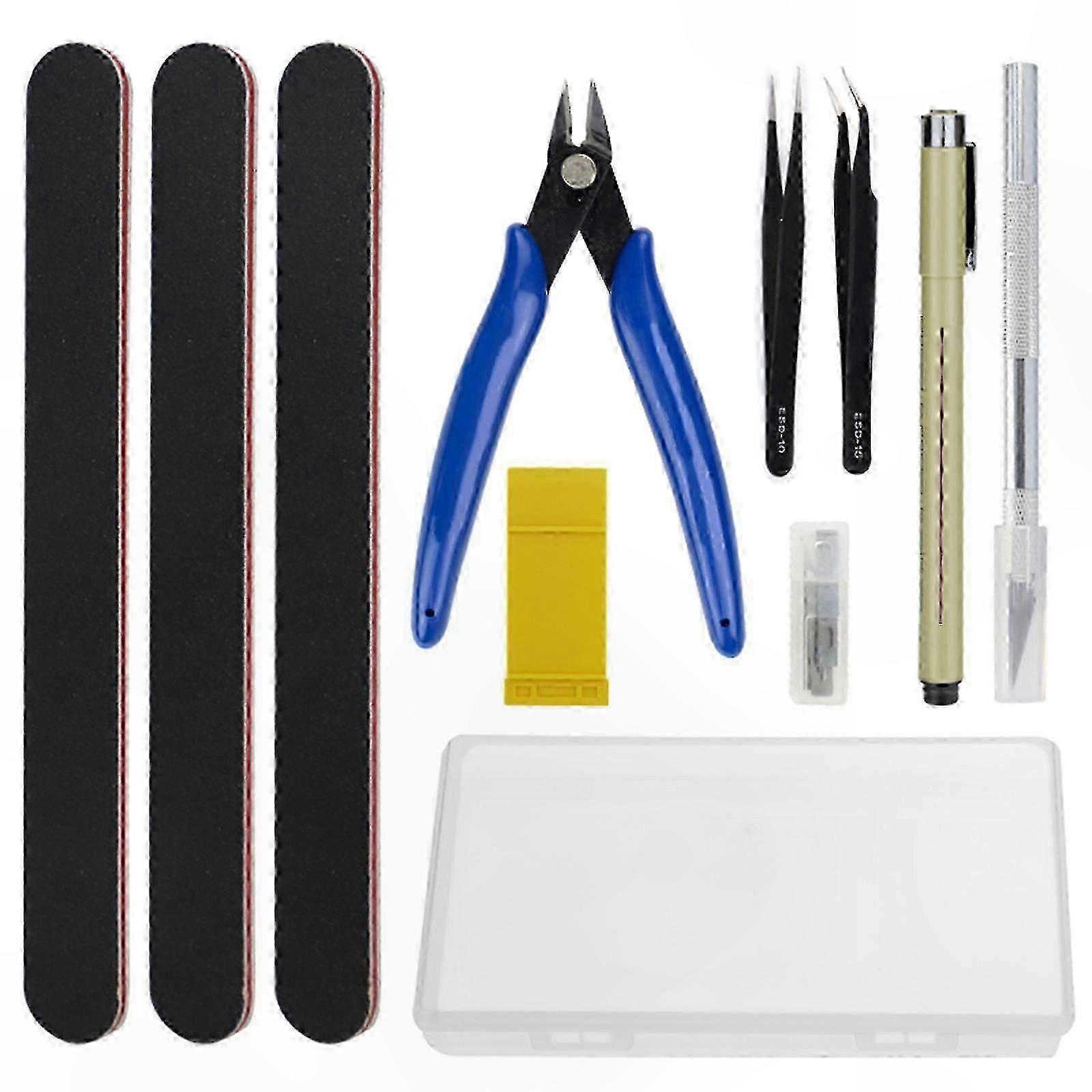 Model Crafting Tool Set for Hobbyists - Basic Kit for Building and Detailing