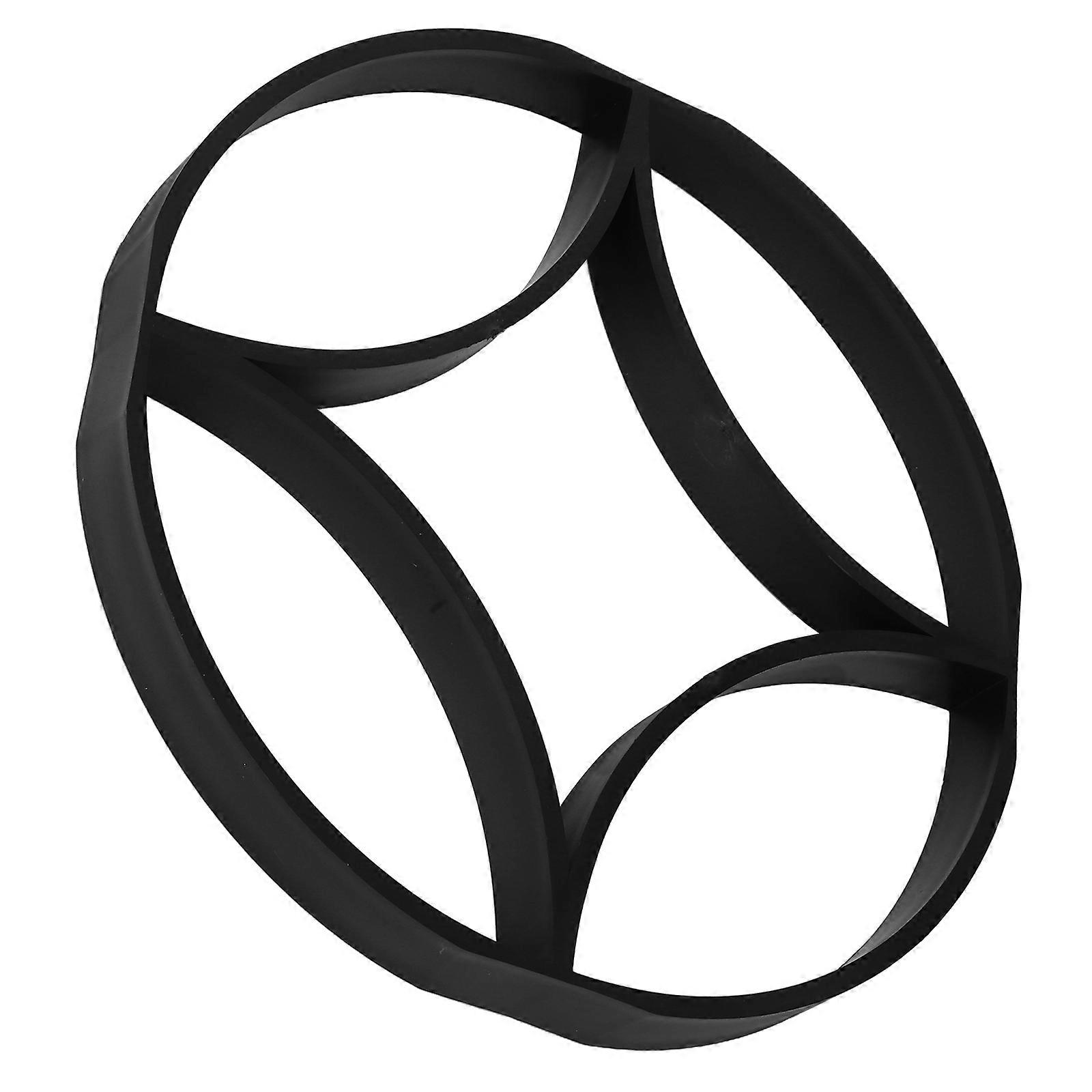 Plastic Floor Mold for Garden Path Paving Round Pattern Cement Mold Black