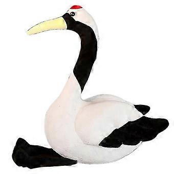Children Red Crowned Crane Plush Toy Stuffed Animal Doll Gift