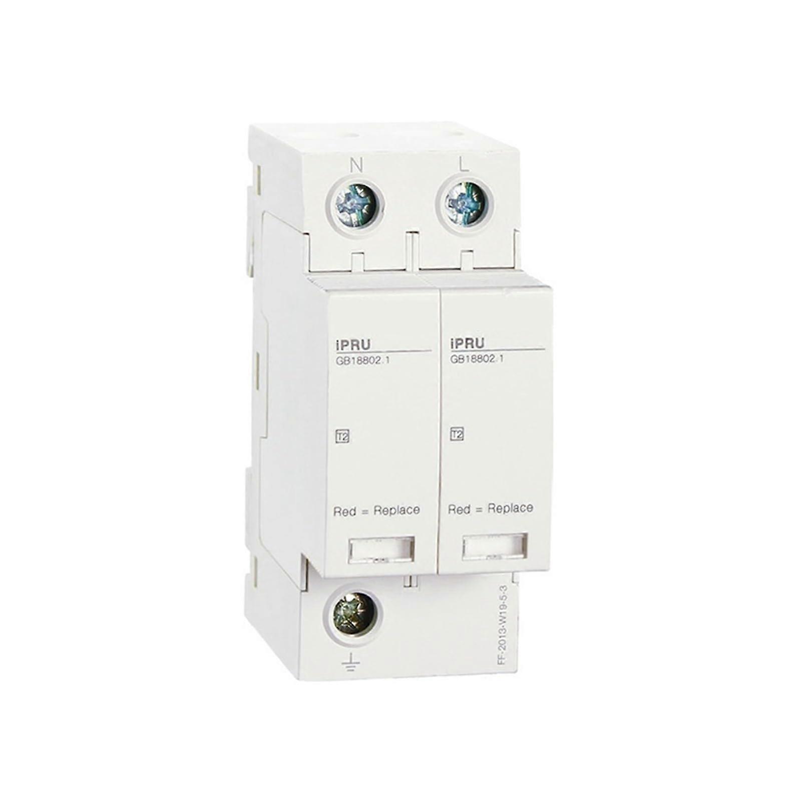 Surge Protector Type 2 Pluggable 1P+N Single Phase for Compact Distribution Panel