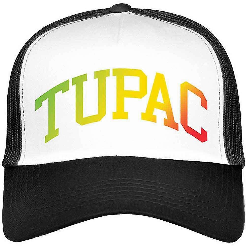 Tupac Gradient Logo Trucker Cap