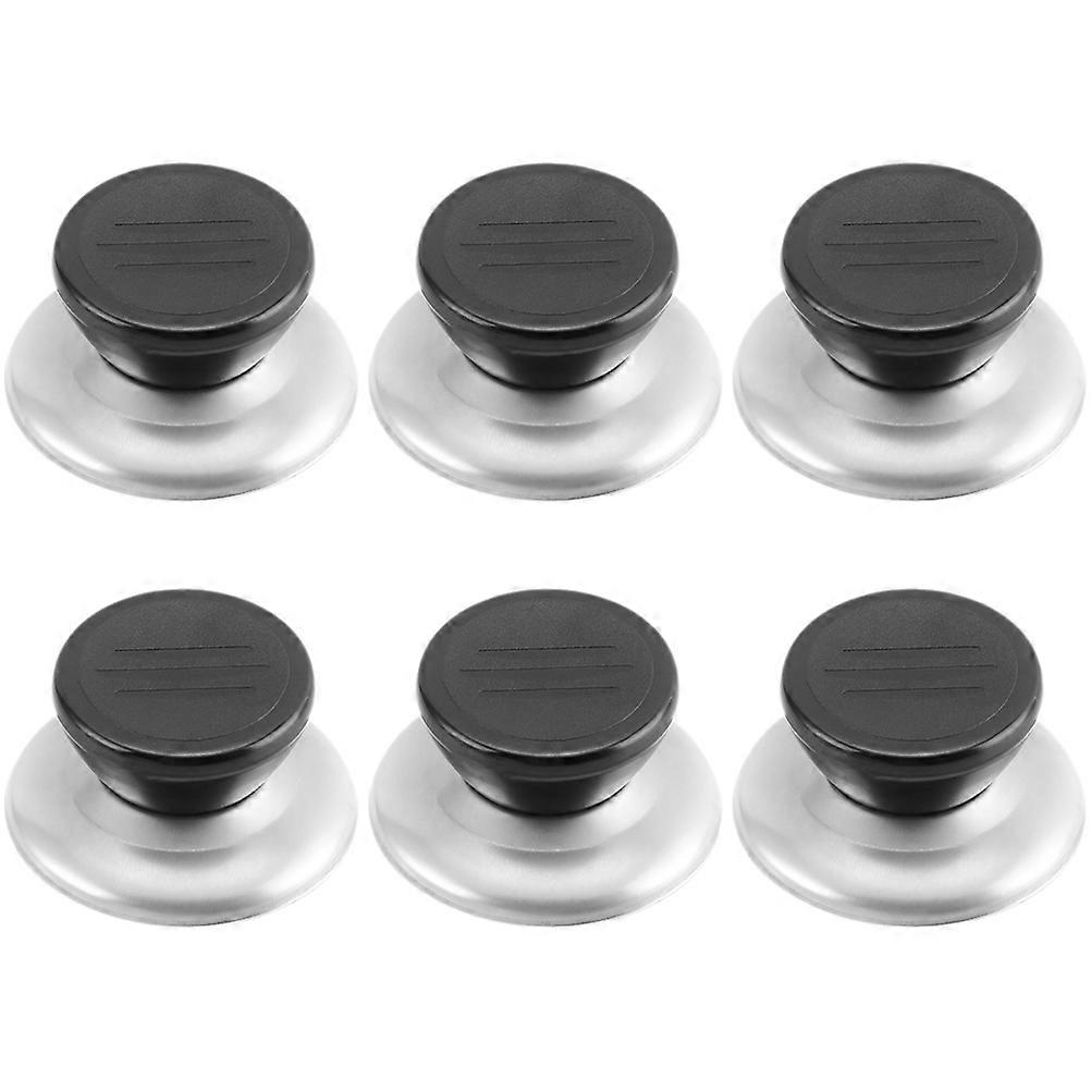 Heat-Resistant Pot Lid Knobs Universal Replacement Handles 6Pcs Pack