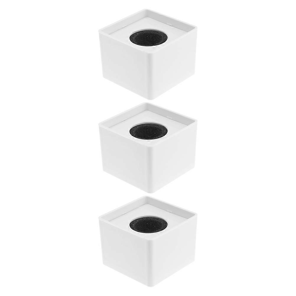 Mic Flags Interview Microphone Flag for Presentations 6Pcs White Plastic