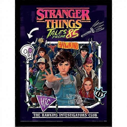 Stranger Things: Tales from '85 HIC Team Framed Poster