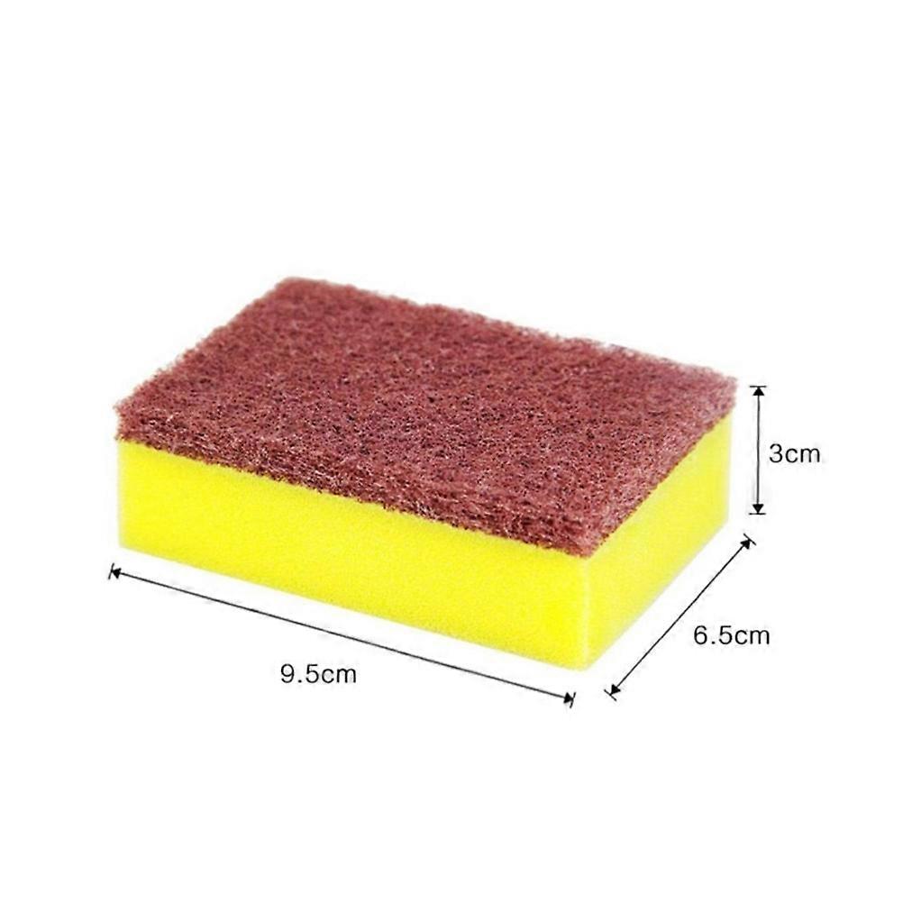 Cleaning Sponge Pad Durable Scrub Sponge for Kitchen Cleaning 10Pcs