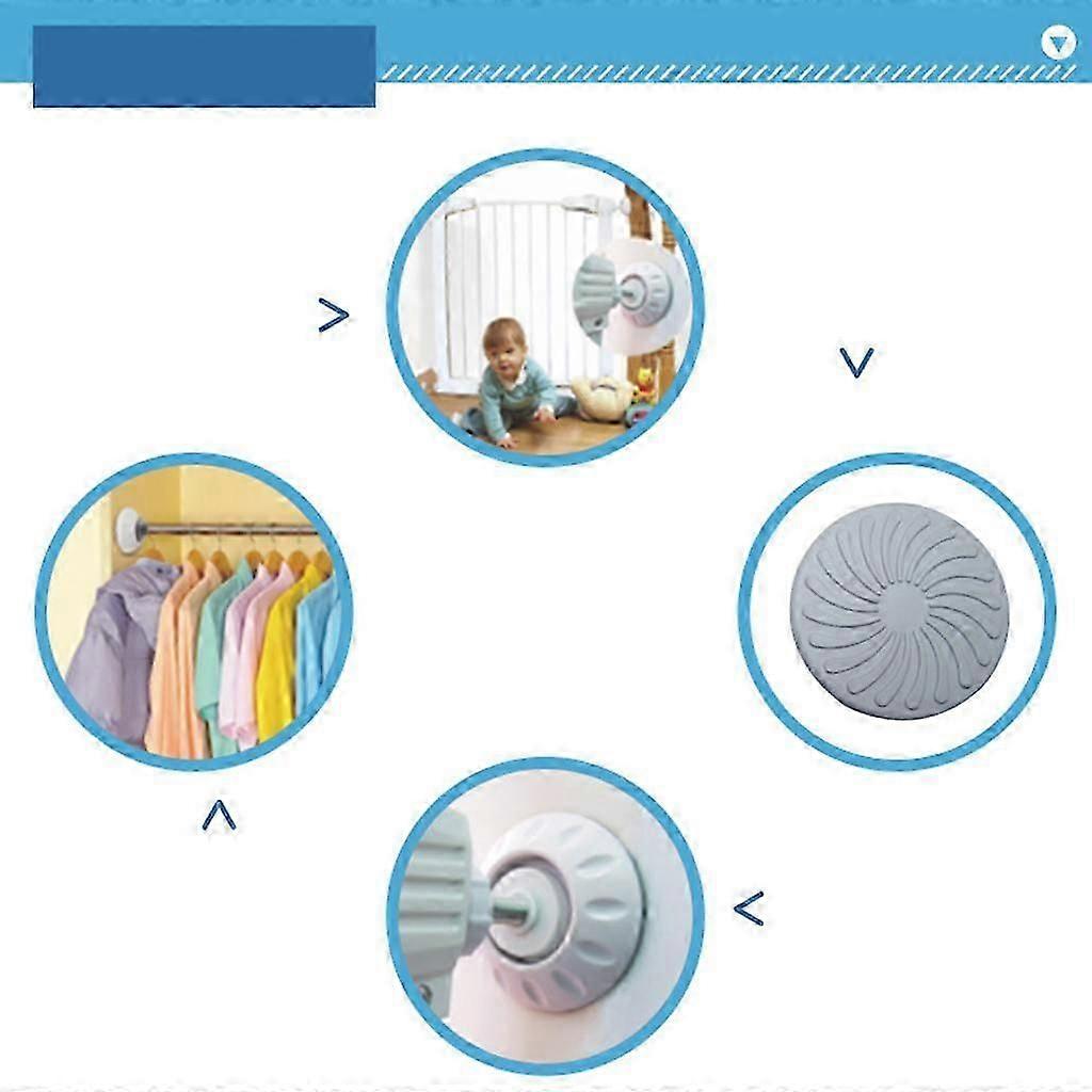 4-Pack Baby Gate Wall Protector & Stair Corner Guard