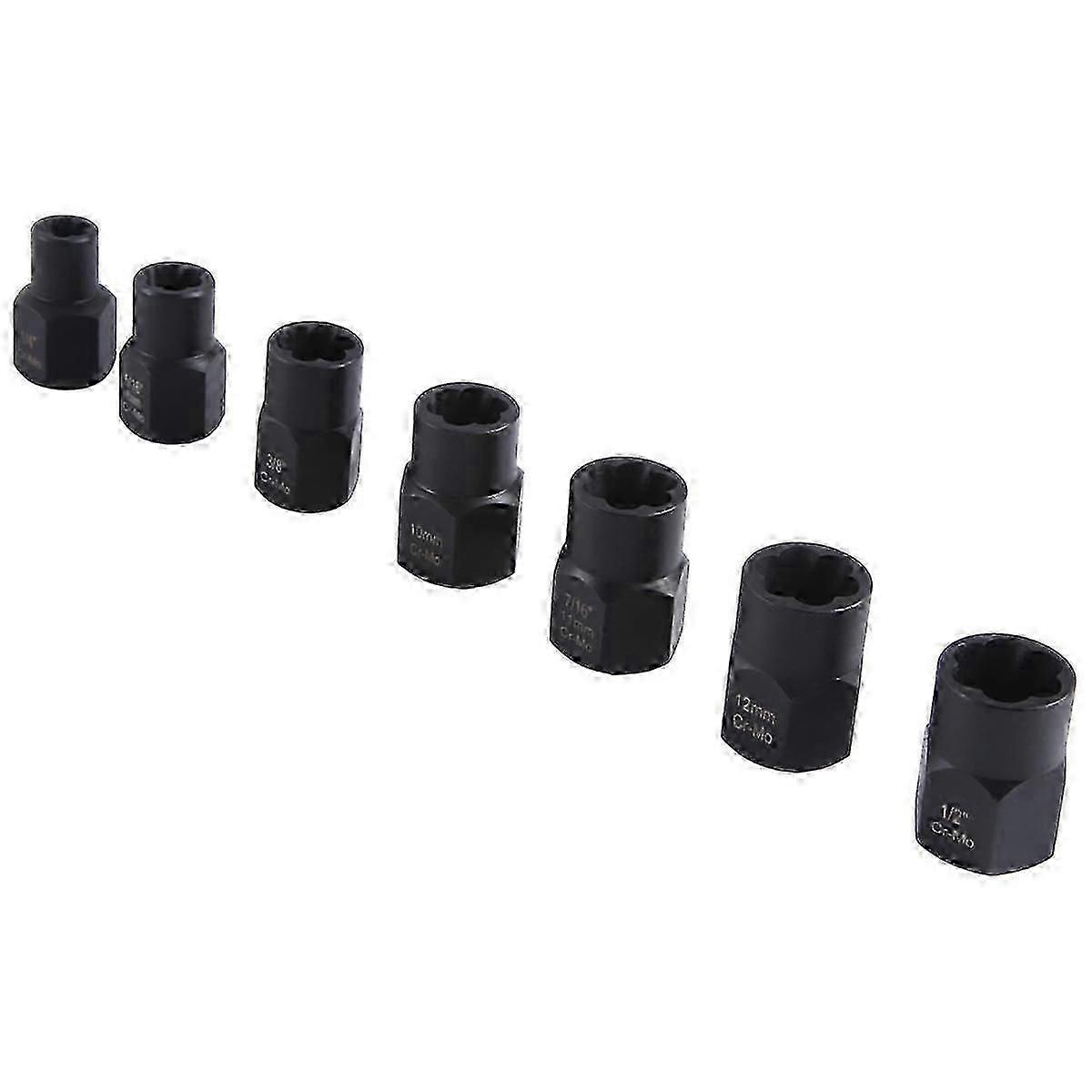 13-piece Impact Bolt Nut Remover Set, Nut Extractor Socket, Bolt Remover Tool Set
