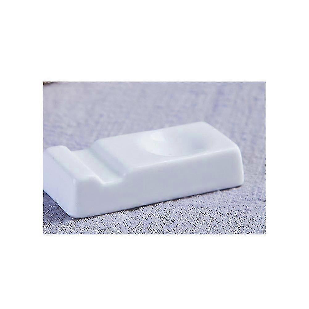 Chopsticks Holder Ceramic for Tableware Use Multipurpose Rack White