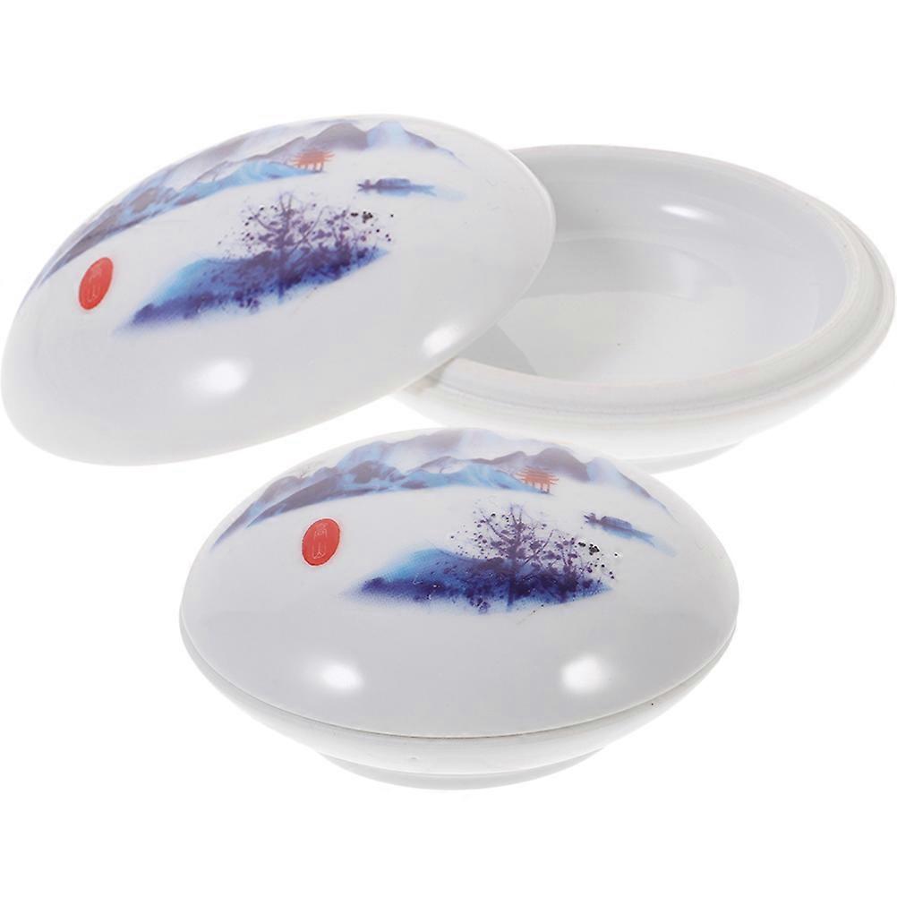 Makeup Sample Container Chinese Style Calligraphy Jar for 6Pcs