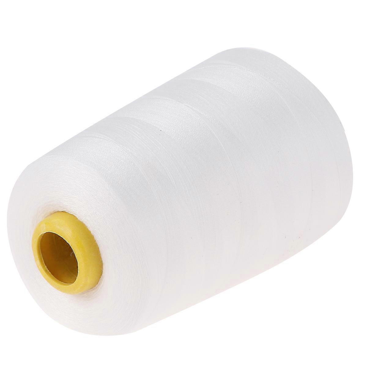 High Speed Polyester Sewing Thread for Sewing 2 Rolls Durable White Thread