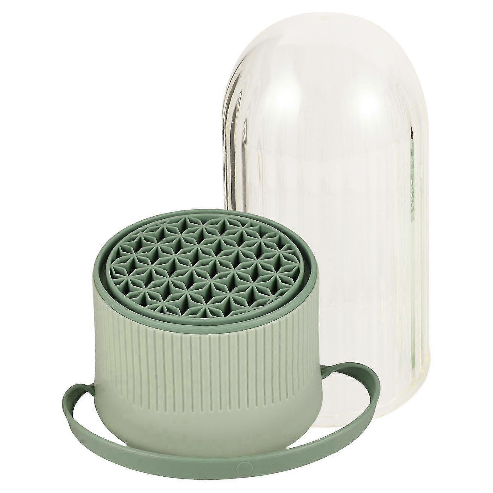 Makeup Brush Cleaner Box for Makeup Sponge Storage Silicone