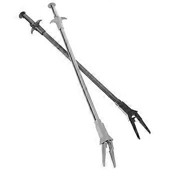 2pcs Portable Water Plant Clip Long Handle Aquatic Plant Tweezer Aquarium Cleaning Tool