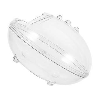 Hamster Badezimmer: Hamster Badewanne Box Sand Badebehälter Badeschale Transparente Kleintiere Badewanne Toilette für kleine Haustiere Käfig Zubehör