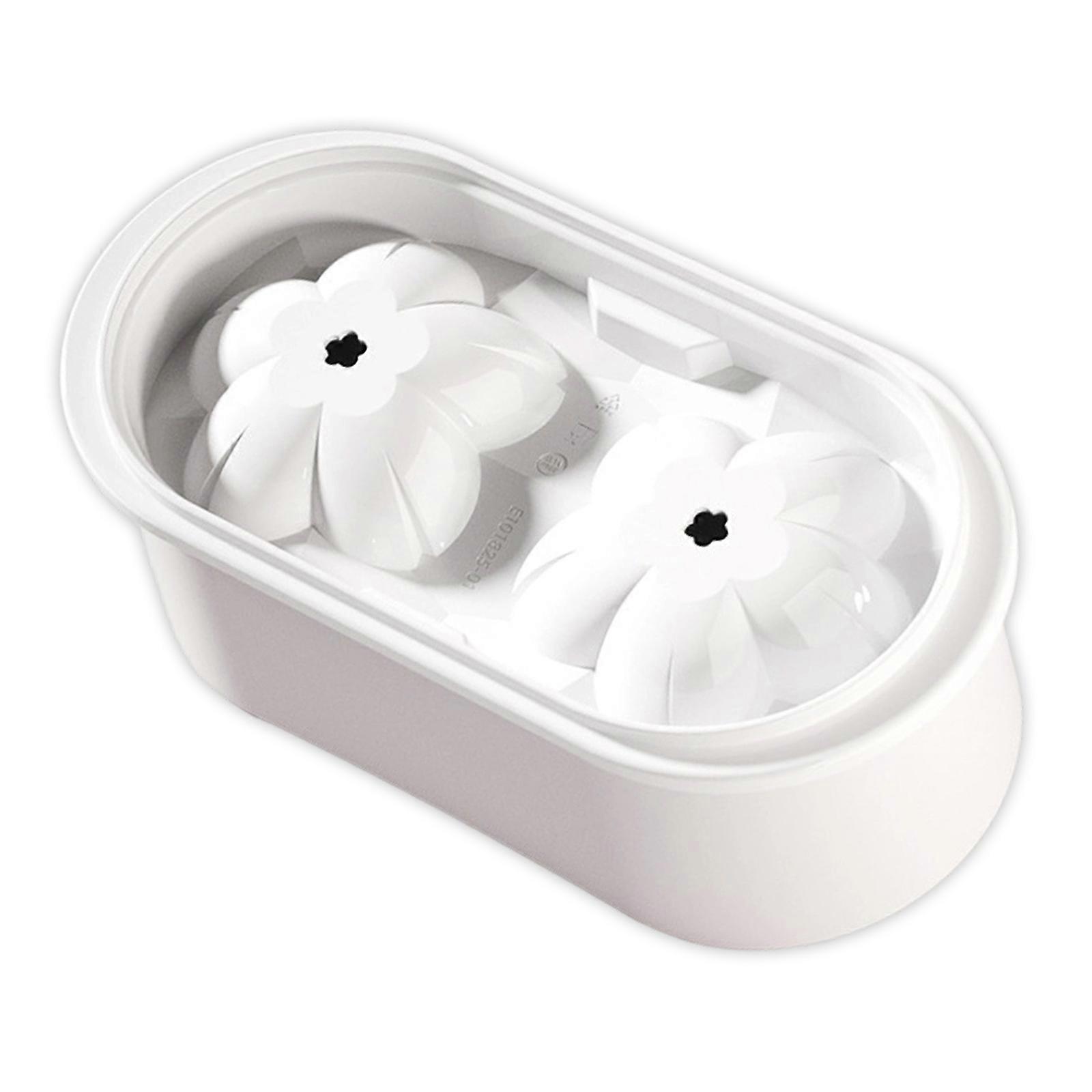 Functional gerbera Ice cast With Efficient Storage Size Suitable For Small Freezers  White