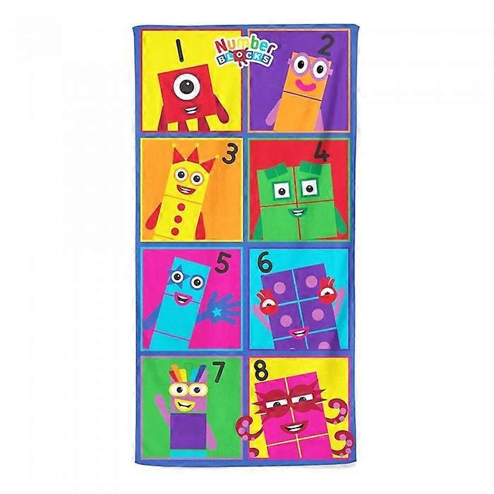 Numberblocks Meet the Numberblocks Characters Beach Towel