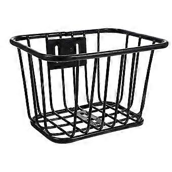 Cesta dianteira para bicicleta infantil, estrutura de ferro resistente, grande capacidade, à prova de intempéries, para guidão de bicicleta. RN