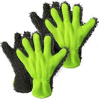 Gant de lavage de voiture en microfibre de chenille de 4 Pack - Gant de lavage de voiture en microfibre de chenille de très grande taille
