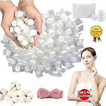 100PCS Compressed Towel | Disposable Face Cleaning Hand Wipe Travel Makeup UK