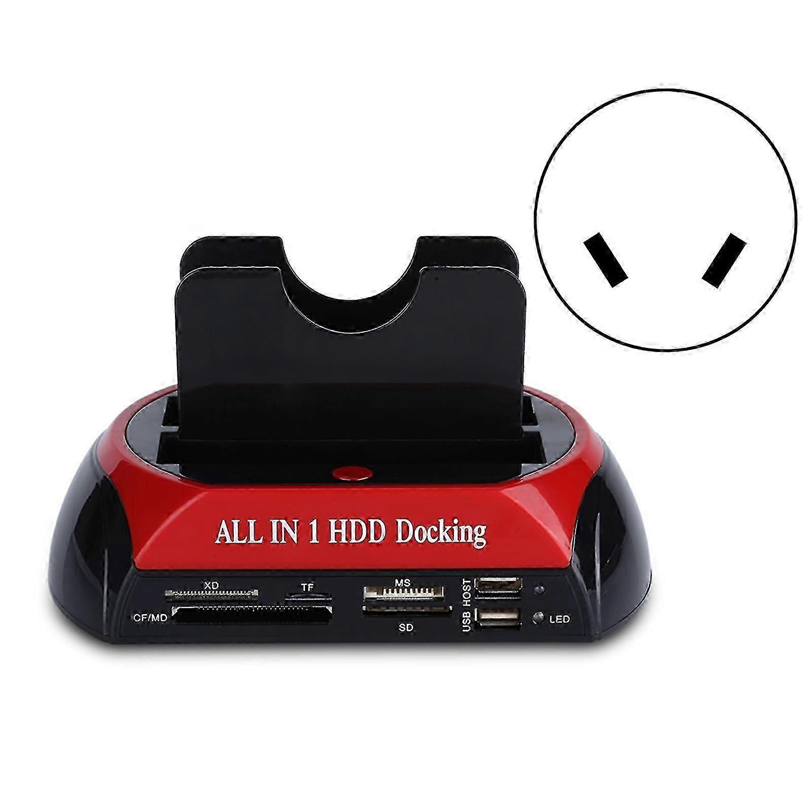 Dubbel SATA IDE HDD-dockingstation 2.5