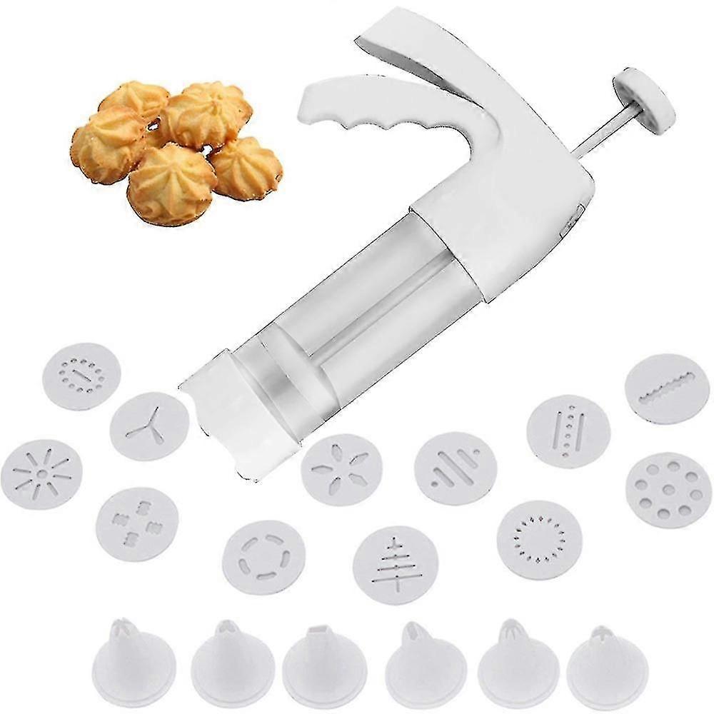 19 Pieces Set Cookie & Cake Icing Set Biscuit Press Machine Tool