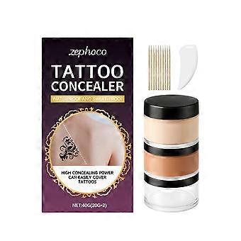 zephoco The Soft Mist Tattoo Concealer Set Can Cover Local Tattoo Scars In Daily Use. It Is Light, Smooth, Moisturizing And Not Heavy