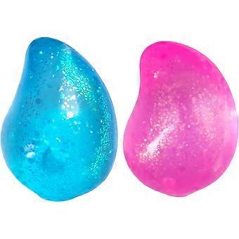 2pc Squishy Drop Stress Balls for Adults Drop Malt Sugar Balls,Water Drop Squishies Squeeze Toys,Fidget Toys for Kids with Autism Stress Drop Gifts A