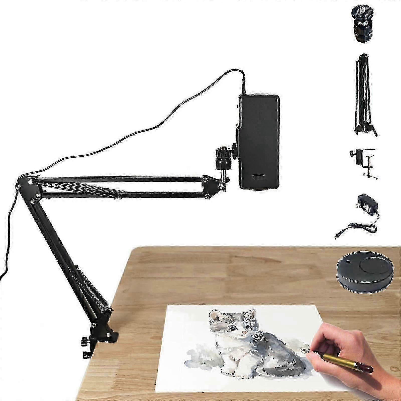 Projecteur d'art portable pour le traçage - Taille d'image réglable de 7 à 98 pouces pour artistes/designers WS