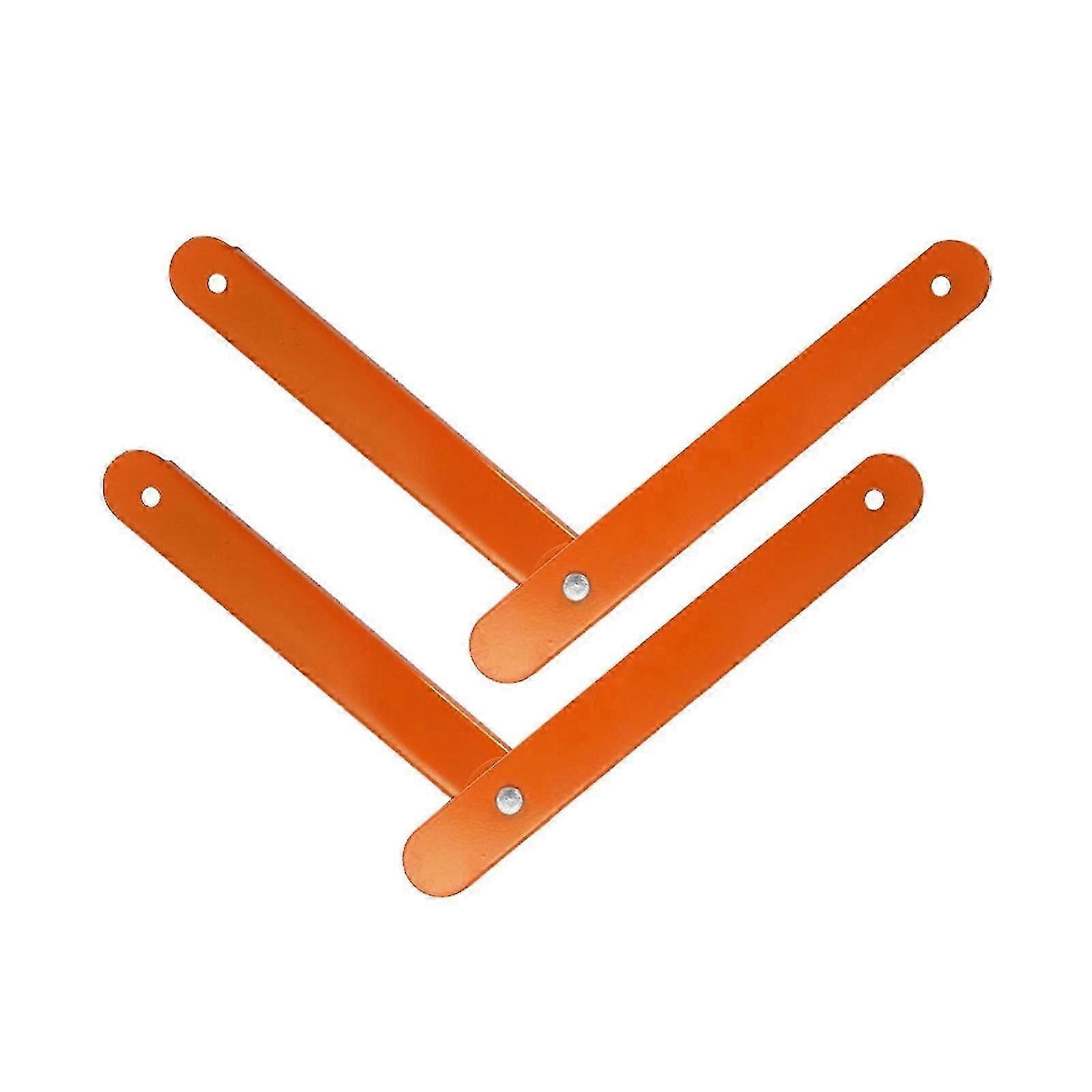 2x Opklapbare Opstapladder Visgraat Connector Wit
