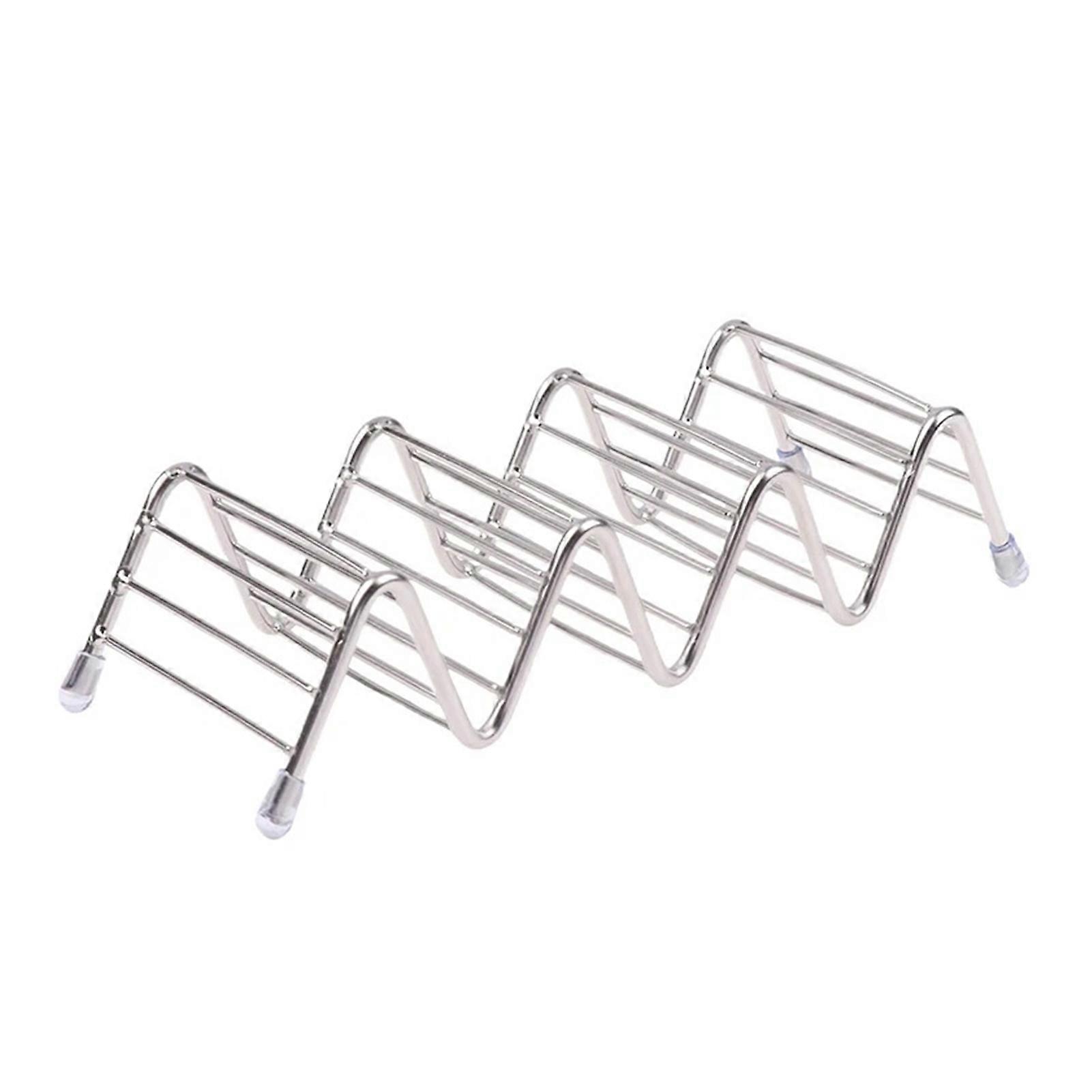 Taco Holder - Stainless Steel Pancake Spring Roll Rack - for Snacks Party Platter