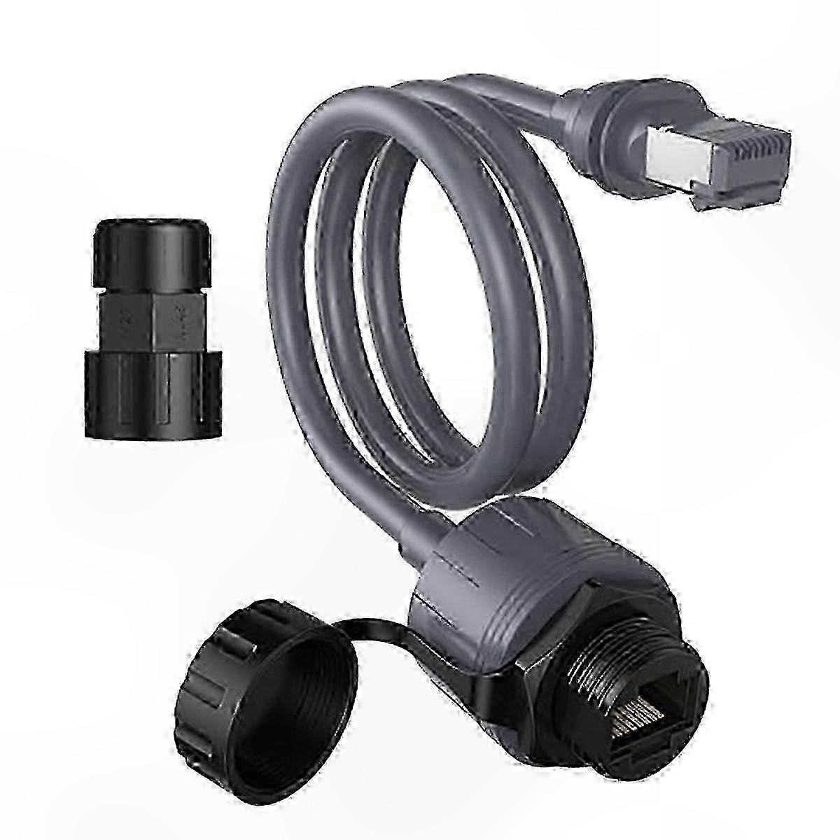 Ethernet Adapter Cable Extension with RJ45 Coupler for Networking Devices AD