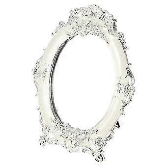 Tabletop Makeup Mirror for Bedroom 1Pcs Retro Style Metal Cosmetic Mirror