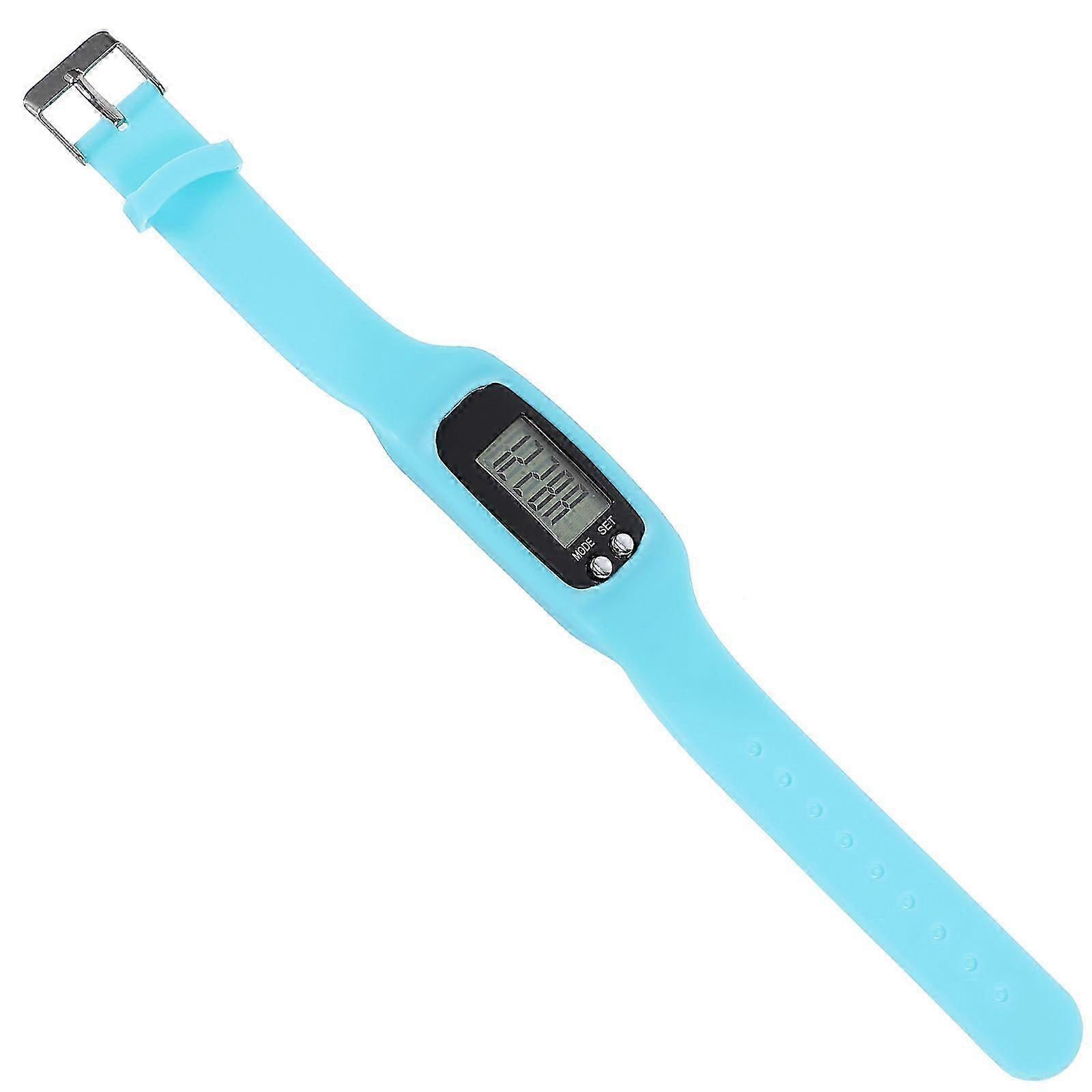 Pedometer Watch Multi-function Step Counter Watch Silicone Wrist Pedometer Watch PC